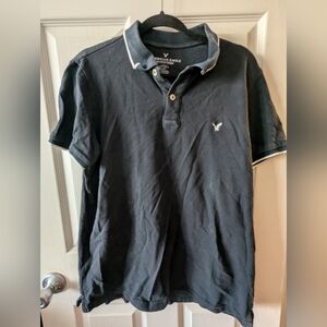 Navy American eagle Polo